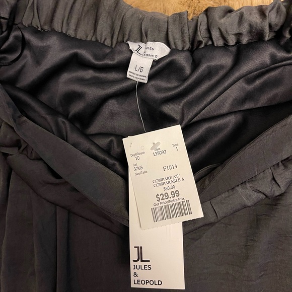 Grey Shiny Maxi Skirt - Picture 4 of 11